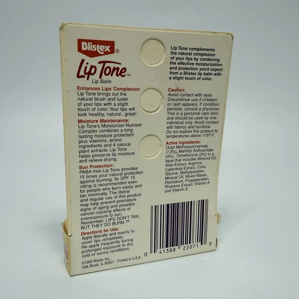 Blistex lip tone